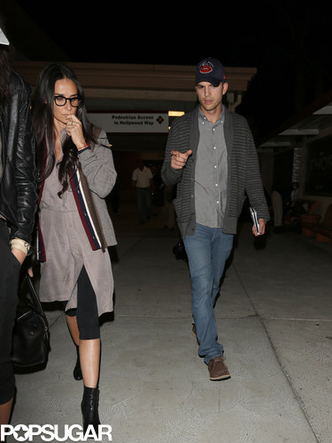 Amicable Exes? Ashton Kutcher Reunites With Ex-Wife Demi Moore For a Flight Amicable Exes? Ashton Kutcher Reunites With Ex-Wife Demi Moore For a Flight
