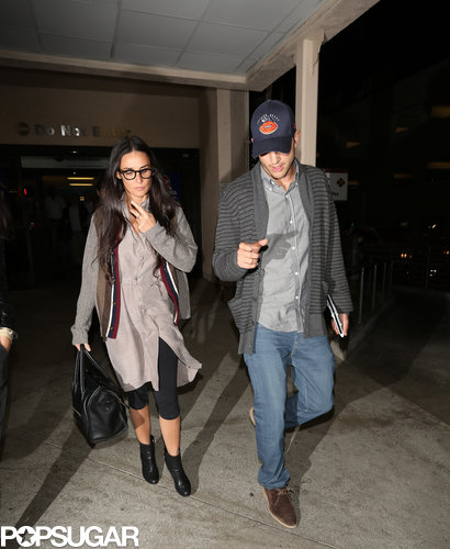 Amicable Exes? Ashton Kutcher Reunites With Ex-Wife Demi Moore For a Flight Amicable Exes? Ashton Kutcher Reunites With Ex-Wife Demi Moore For a Flight