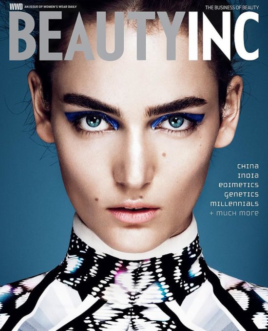 WWD Beauty Inc. September 2013 Cover  Zuzanna Bijoch