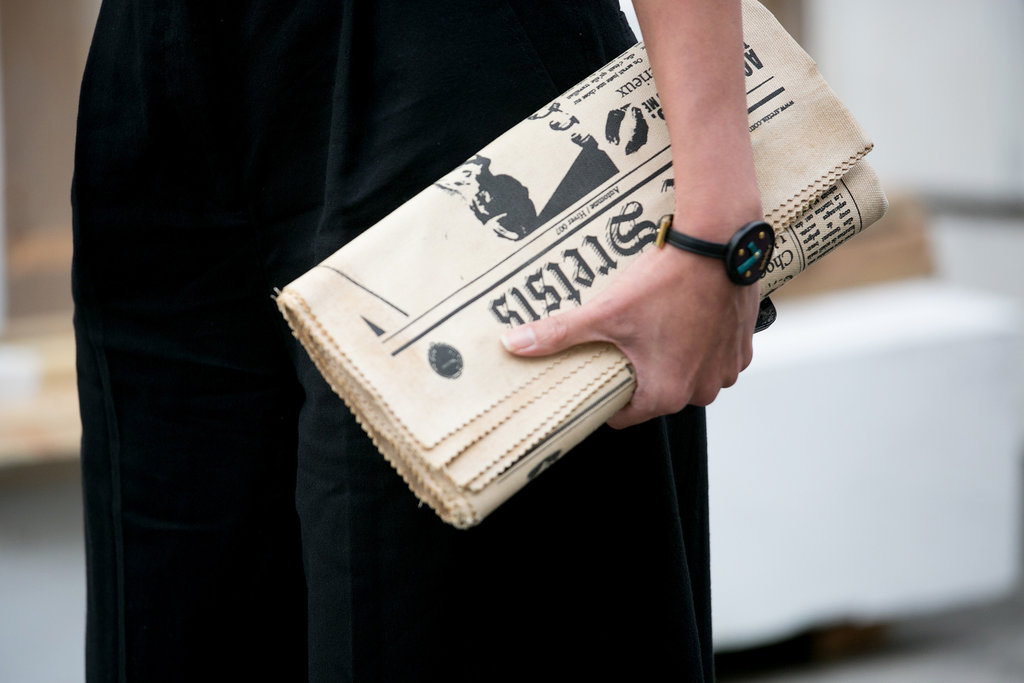 The most creative of clutches — yep, that's not a paper.
The most creative of clutches — yep, that's not a paper.