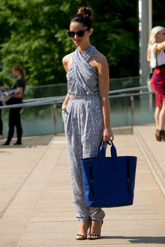 A sophisticated jumpsuit was a perfect way to beat the New York heat.
A sophisticated jumpsuit was a perfect way to beat the New York heat.