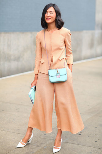 Nicole Warne looked completely lovely in pastels.
Nicole Warne looked completely lovely in pastels.