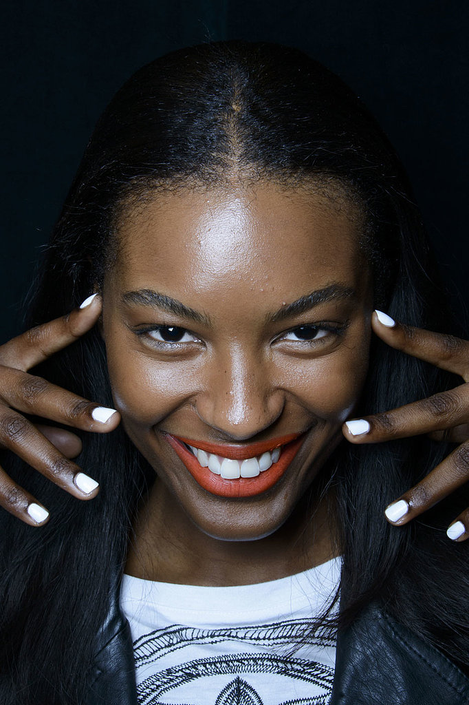 "The trick to white polish is to use a ridge-filling base coat before you apply polish. And make sure you get an even coat all the way across the nail to avoid streaking."
— Manicurist Michelle Saunders at Nanette Lepore
"The trick to white polish is to use a ridge-filling base coat before you apply polish. And make sure you get an even coat all the way across the nail to avoid streaking."
— Manicurist Michelle Saunders at Nanette Lepore