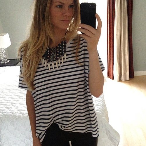 Brooklyn Decker got a shot of her Dannijo bib necklace before hitting the label's Fashion Week presentation.
Source: Instagram user brooklynddecker
Brooklyn Decker got a shot of her Dannijo bib necklace before hitting the label's Fashion Week presentation.
Source: Instagram user brooklynddecker