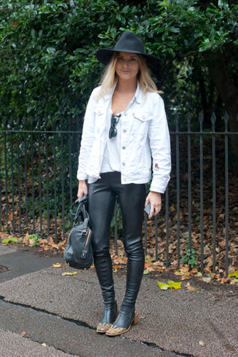 White and black that's more dressed down than totally sleek.
White and black that's more dressed down than totally sleek.
