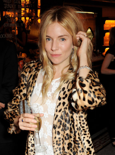 Sienna Miller at the British Vogue dinner.
Sienna Miller at the British Vogue dinner.