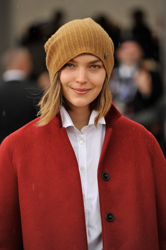 Arizona Muse at Burberry Prorsum Spring 2014.
Arizona Muse at Burberry Prorsum Spring 2014.