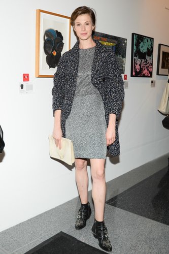 Elettra Wiedemann hit the Annual RxArt Party in Derek Lam's cool gray shift.
Elettra Wiedemann hit the Annual RxArt Party in Derek Lam's cool gray shift.