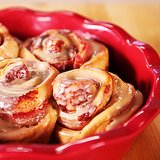 Maple Bacon Cinnamon Rolls Maple Bacon Cinnamon Rolls