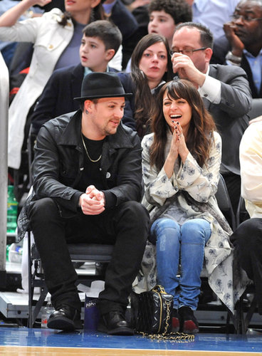Joel Madden and Nicole Richie had a sweet date night at a Knicks game in NYC back in February 2010.
Joel Madden and Nicole Richie had a sweet date night at a Knicks game in NYC back in February 2010.