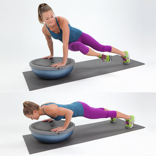BOSU Push-Up With a Twist BOSU Push-Up With a Twist