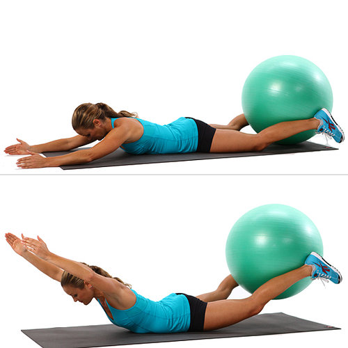 Superman Ball Lift: 15 Reps Superman Ball Lift: 15 Reps