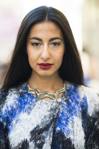 This woman's shimmering white shadow added a beautiful vintage twist to her red lips and liner.
Source: Le 21ème | Adam Katz Sinding
This woman's shimmering white shadow added a beautiful vintage twist to her red lips and liner.
Source: Le 21ème | Adam Katz Sinding