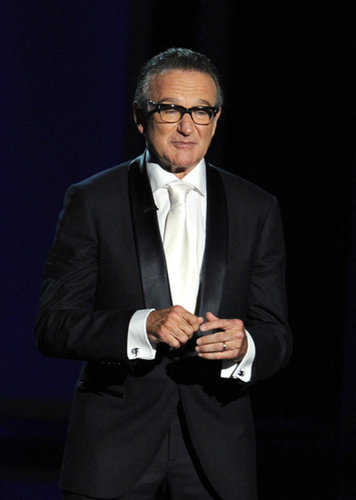Robin Williams gave a thoughtful tribute to Jonathan Winters.
Robin Williams gave a thoughtful tribute to Jonathan Winters.