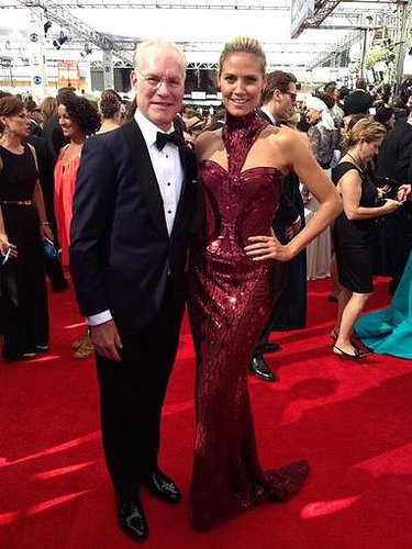 Project Runway costars Tim Gunn and Heidi Klum arrived together.
Source: Twitter user heidiklum
Project Runway costars Tim Gunn and Heidi Klum arrived together.
Source: Twitter user heidiklum