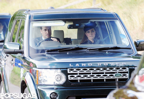 Kate Middleton and Prince William took a break from their Scottish vacation to attend a church service with William's grandmother Queen Elizabeth II near Balmoral Castle in September 2013.
Kate Middleton and Prince William took a break from their Scottish vacation to attend a church service with William's grandmother Queen Elizabeth II near Balmoral Castle in September 2013.