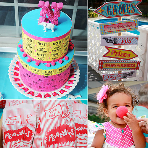 A Colorful Summer Circus First Birthday Party A Colorful Summer Circus First Birthday Party