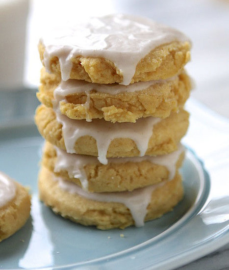 Soft Glazed Pumpkin Sugar Cookies Soft Glazed Pumpkin Sugar Cookies