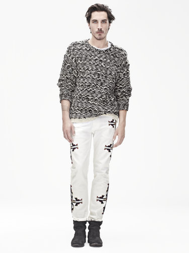 Isabel Marant for H&M
Wool sweater ($99), long-sleeved t-shirt ($35), trousers ($99), suede boots ($199)
Photo courtesy of H&M
Isabel Marant for H&M
Wool sweater ($99), long-sleeved t-shirt ($35), trousers ($99), suede boots ($199)
Photo courtesy of H&M