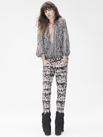 Isabel Marant for H&M
Silk blouse ($99), trousers ($99), leather boots ($299)
Photo courtesy of H&M
Isabel Marant for H&M
Silk blouse ($99), trousers ($99), leather boots ($299)
Photo courtesy of H&M