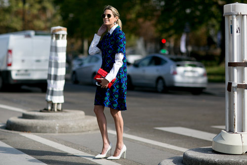 We're not just feeling the retro print, it's also all about the chic pops of white and the creative styling.
We're not just feeling the retro print, it's also all about the chic pops of white and the creative styling.