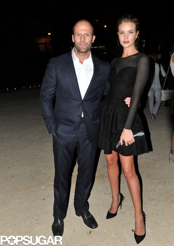 Rosie Huntington-Whiteley and Jason Statham attended the Azzedine Alaïa show on Wednesday.
Rosie Huntington-Whiteley and Jason Statham attended the Azzedine Alaïa show on Wednesday.