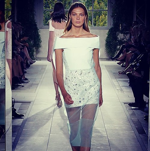 Americans were more than happy to be in Paris if it meant pretty clothes like Balenciaga's soft white look.
Source: Instagram user harpersbazaarus
Americans were more than happy to be in Paris if it meant pretty clothes like Balenciaga's soft white look.
Source: Instagram user harpersbazaarus
