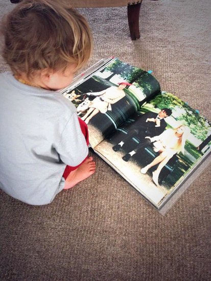 Arthur Bleick took in his mama's fashion magazines.
Source: Twitter user SelmaBlair
Arthur Bleick took in his mama's fashion magazines.
Source: Twitter user SelmaBlair