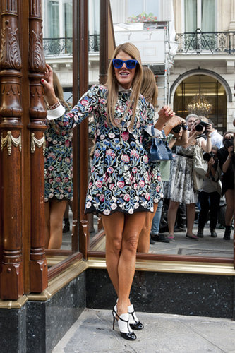 Anna Dello Russo showed off a little Valentino.
Anna Dello Russo showed off a little Valentino.