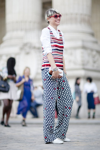 Elisa Nalin mixed prints like a pro.
Elisa Nalin mixed prints like a pro.