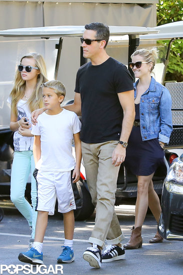 Reese Witherspoon Spends Time With Her Family Before Getting Wild Reese Witherspoon Spends Time With Her Family Before Getting Wild