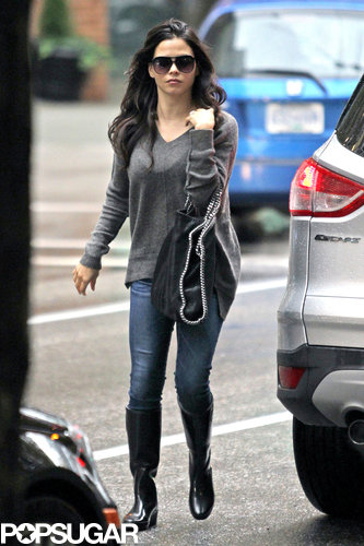 Jenna Dewan walked around downtown Vancouver on Sunday.
Jenna Dewan walked around downtown Vancouver on Sunday.
