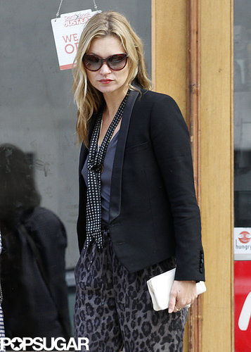Kate Moss grabbed lunch in London.
Kate Moss grabbed lunch in London.