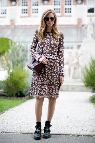 Chiara Ferragni did girlie with an irreverent twist.
Chiara Ferragni did girlie with an irreverent twist.