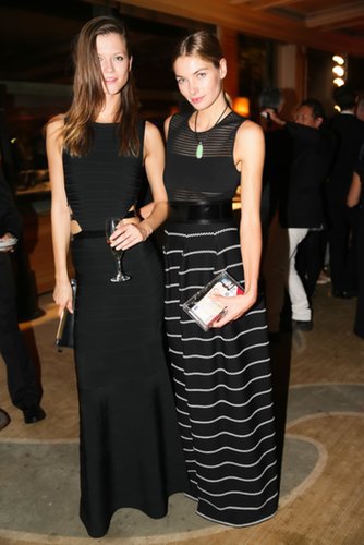 Ladies in black, Kasia Struss and Jessica Hart raised a glass at the Mademoiselle C afterparty.
Ladies in black, Kasia Struss and Jessica Hart raised a glass at the Mademoiselle C afterparty.
