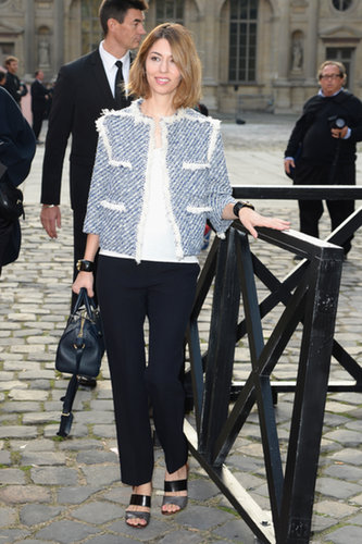 Sofia Coppola made her appearance in support of Marc Jacobs's last show for Louis Vuitton.
Sofia Coppola made her appearance in support of Marc Jacobs's last show for Louis Vuitton.