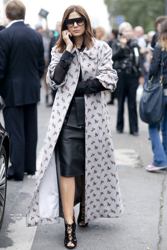 Christine Centenera doesn't mess around, not even in a printed coat.
Christine Centenera doesn't mess around, not even in a printed coat.