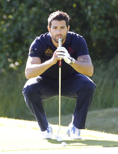 Jesse Metcalfe pondered a stroke during a charity golf game in London back in June 2013.
Jesse Metcalfe pondered a stroke during a charity golf game in London back in June 2013.