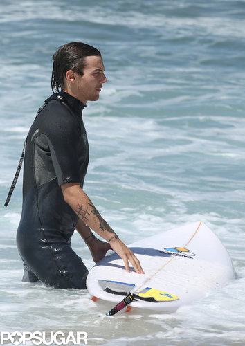 One Direction's Liam and Louis Get In Some Guy Time on the Waves One Direction's Liam and Louis Get In Some Guy Time on the Waves