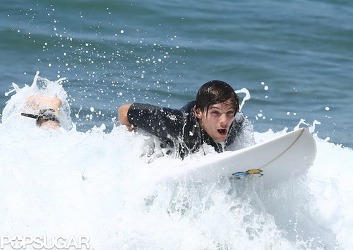 One Direction's Liam and Louis Get In Some Guy Time on the Waves One Direction's Liam and Louis Get In Some Guy Time on the Waves