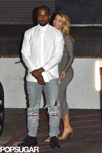 Kim Kardashian and Kanye West had a romantic date night.
Kim Kardashian and Kanye West had a romantic date night.