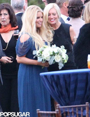 Jessica Simpson attended her publicist's wedding.
Jessica Simpson attended her publicist's wedding.