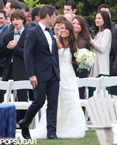 Lauren Auslander walked down the aisle.
Lauren Auslander walked down the aisle.