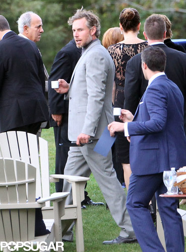 Eric Johnson mingled at the wedding.
Eric Johnson mingled at the wedding.