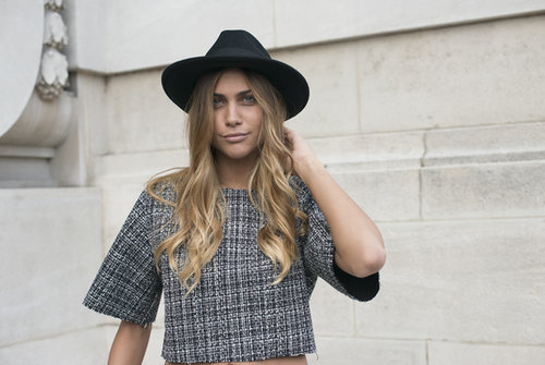 Beach waves may seem like a Summer style, but they look amazing coupled with a hat.
Beach waves may seem like a Summer style, but they look amazing coupled with a hat.