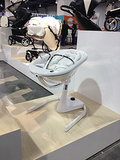 Mima's Moon actually grows with kids. It starts out as a cradle/baby seat, converts into a high chair, and eventually can be used as a chair.
