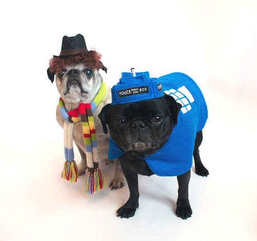 Fourth Doctor and TARDIS Fourth Doctor and TARDIS