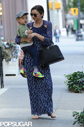 Miranda Kerr Smothers Her Smiley Guy, Flynn Bloom, With Kisses Miranda Kerr Smothers Her Smiley Guy, Flynn Bloom, With Kisses