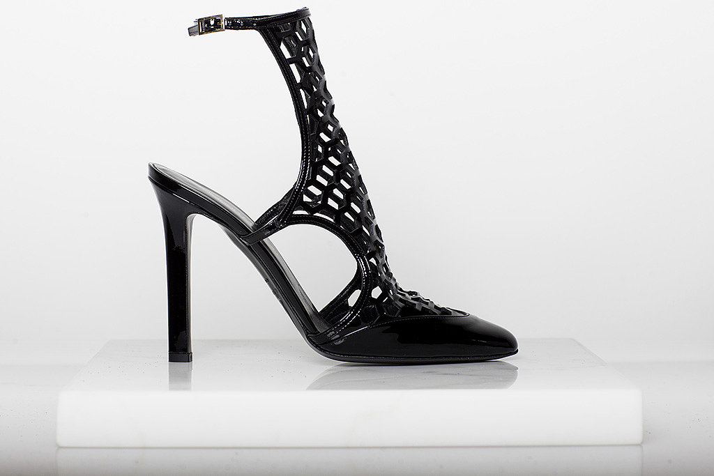 Secret Place Patent Mesh Sandal Bootie in Black ($895)
Photo courtesy of Tamara Mellon
Secret Place Patent Mesh Sandal Bootie in Black ($895)
Photo courtesy of Tamara Mellon