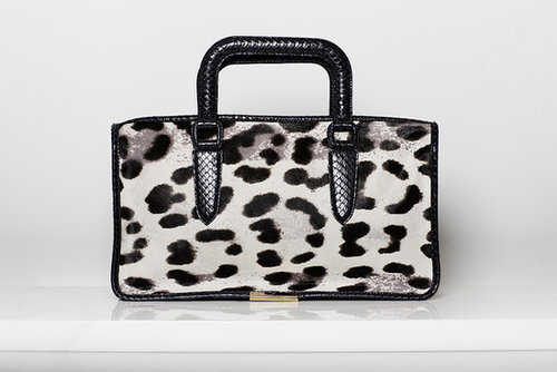Diglam Pony Satchel in Grey/Cream Leopard ($1,195)
Photo courtesy of Tamara Mellon
Diglam Pony Satchel in Grey/Cream Leopard ($1,195)
Photo courtesy of Tamara Mellon